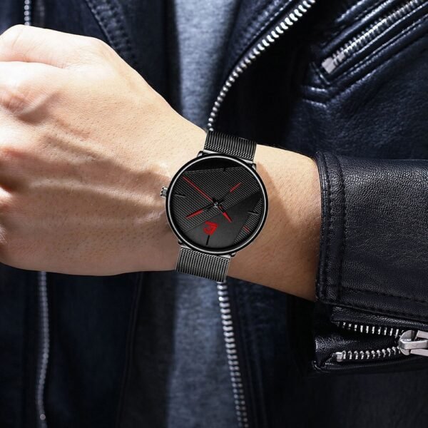 Men’s Business Belt Quartz Watch – Stylish & Versatile