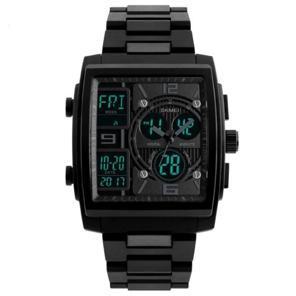 Men’s Electronic Watch – LED Display with Multiple Functions