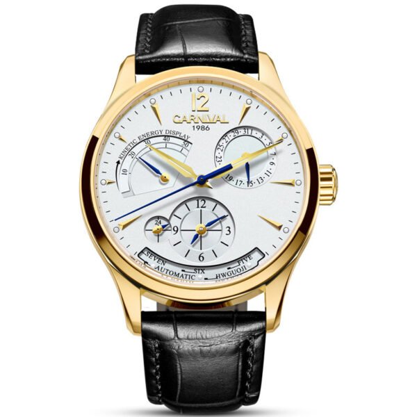 Carnival Full Automatic Mechanical Watch – Sporty Elegance with Luminous & Calendar Features