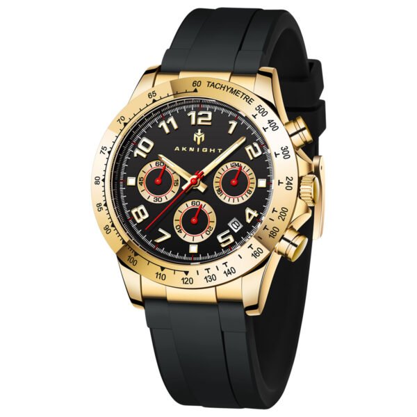 Men's Quartz Chronograph Dress Watch – Classic, Waterproof & Elegant
