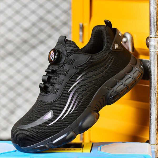 Men’s Steel Toe Safety Shoes – Anti-Smash & Penetration Protection with TPU Sole