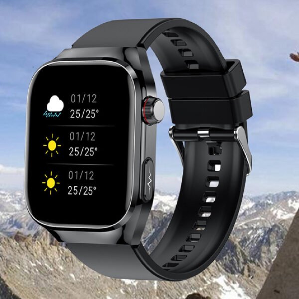 Smart Watch for Micro Physical Examination with Uric Acid, Blood Glucose & Bluetooth Calling