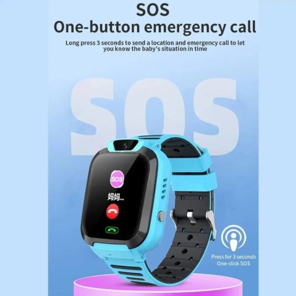 Children’s Waterproof SOS Call Watch with LBS Tracker, Camera & 2G Card Support