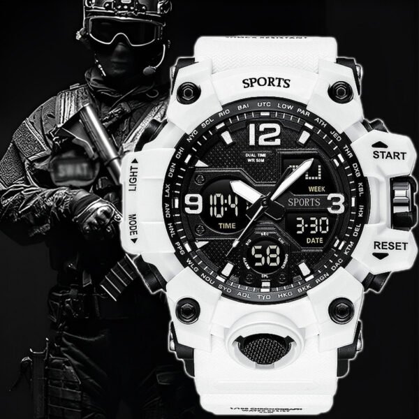 Male Student Multi-Functional Youth Leisure Sports Fashion Electronic Watch