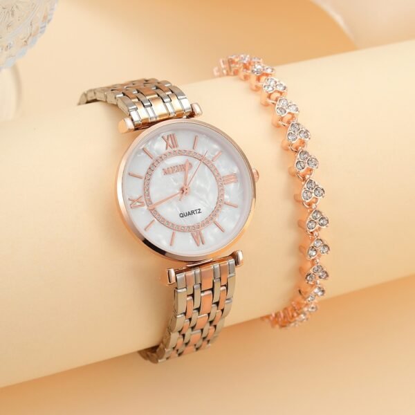 Stylish & Graceful Simple Gold Quartz Watch – Casual Elegance
