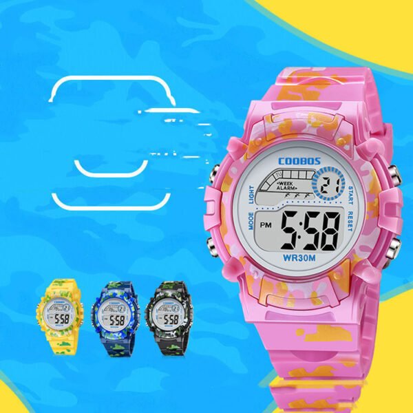 Children’s Electronic Watches for Boys – Waterproof & Durable