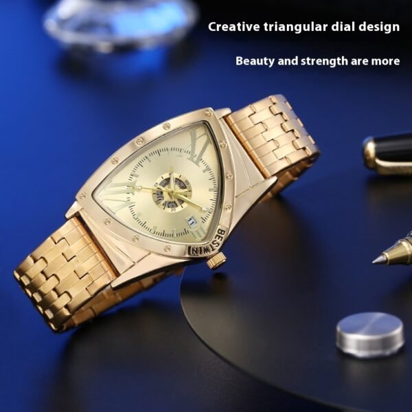 Fashion Non-Mechanical Waterproof Men’s Watch – Stylish & Durable