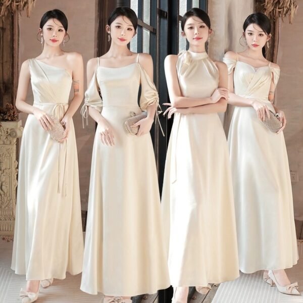 Champagne Summer Dress – Elegant Niche Style for Women