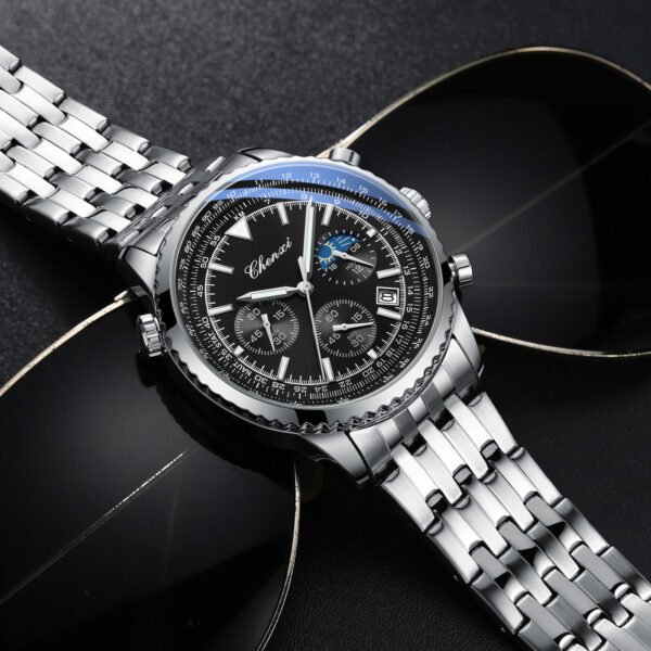 Men’s Quartz Watch – Luminous, Waterproof, Factory Wholesale