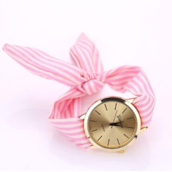 Trendy Flower Tie Strap Watch – No Buckle, All Style