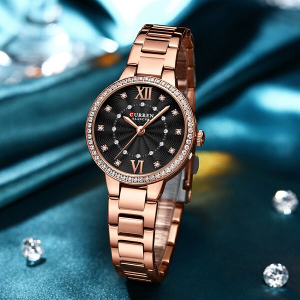 Fashion Casual Women’s Watch with Steel Strap – Elegant & Lightweight