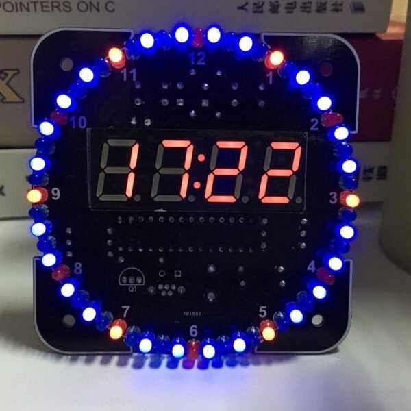 Electronic Clock Kit with Temperature Measurement & Smart Features