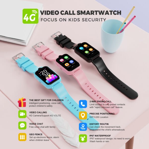 4G LT41 Smartwatch with Compact Screen – Stylish & Functional