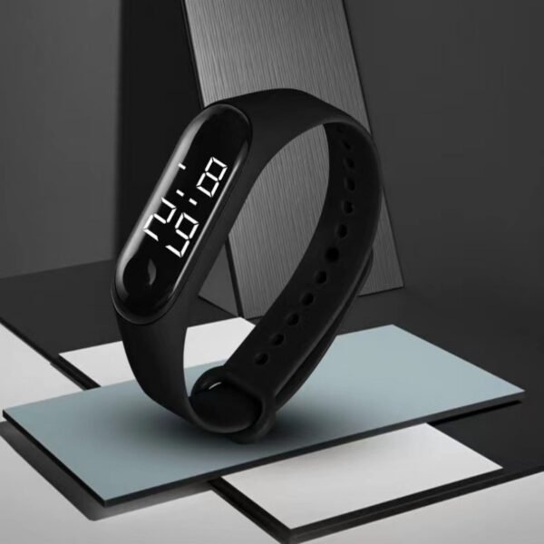 LED Sports Waterproof Touch Watch for Kids – Fun, Durable & Swim-Ready