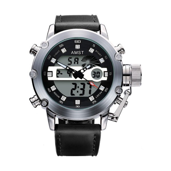 Men’s Multi-functional Casual Sports Waterproof Electronic Watch – Durable & Stylish