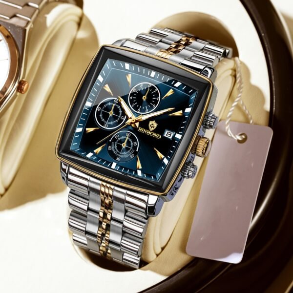 Men’s Business Quartz Watch – Sleek Steel Belt, Classic & Professional Style