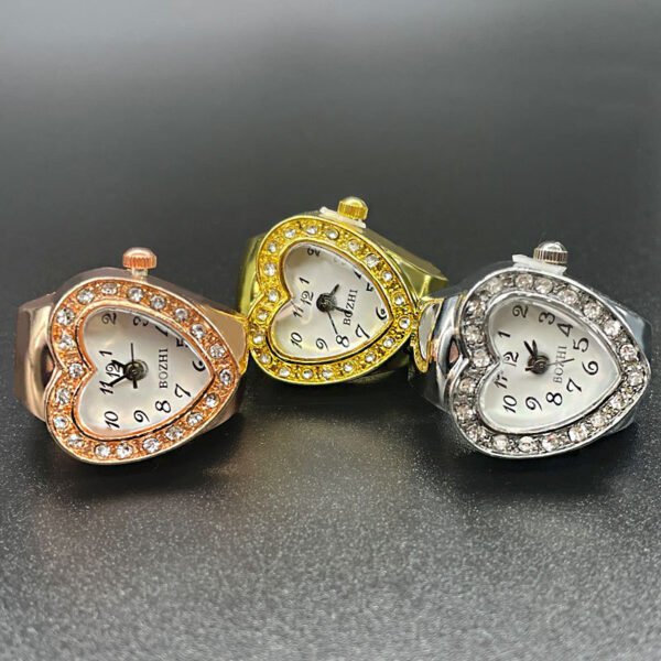 New Digital Ring Watch – Creative Student Jewelry with Quartz Movement