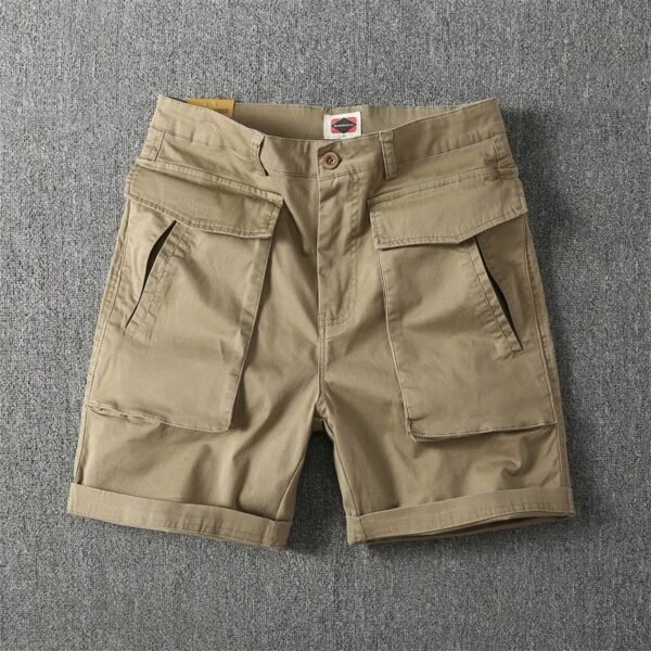 Men's Summer Cargo Shorts – American Street Style with Multi-Pocket Design