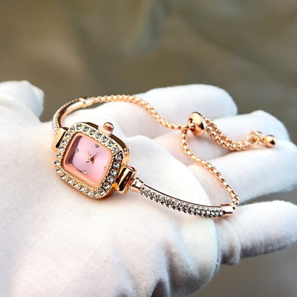 Fashion Diamond Square Women’s Watch – Elegant, Colorful & Trendy