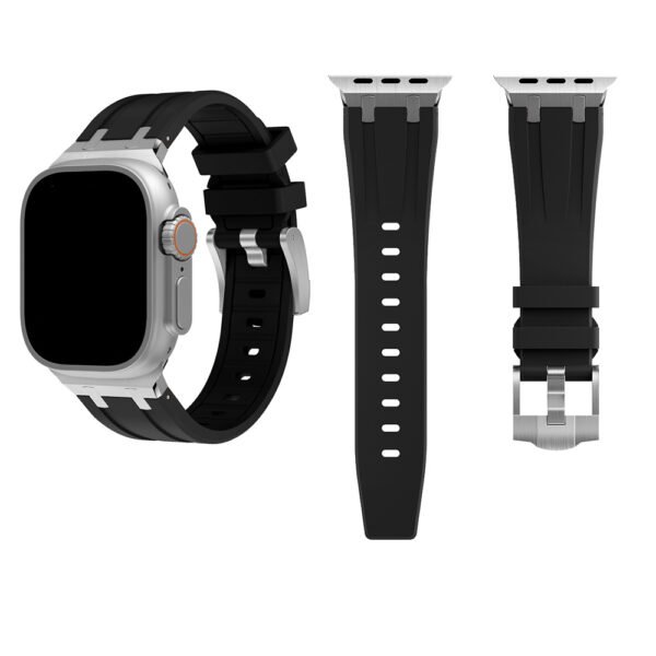 Liquid Silicone Trendy Watch Strap – Stylish Comfort for Apple Watches