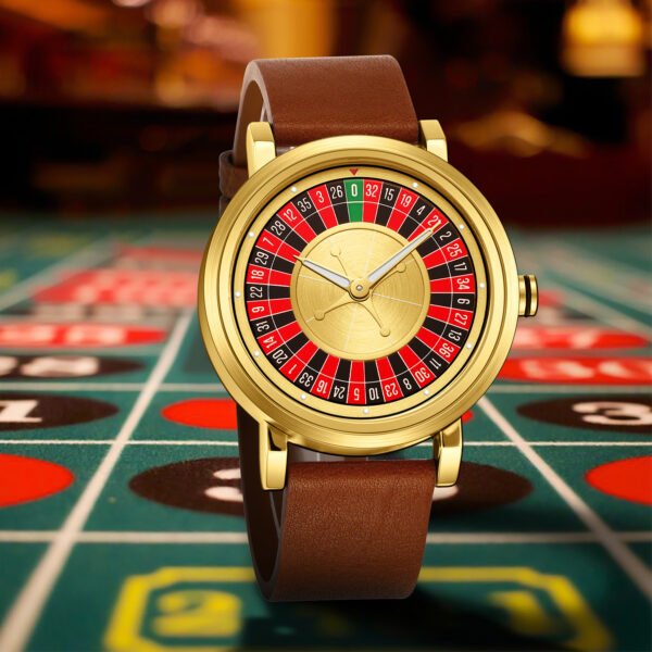 Quartz Trend Watch with Steel Strap & Leather Belt – Classic Middle Ancient Style