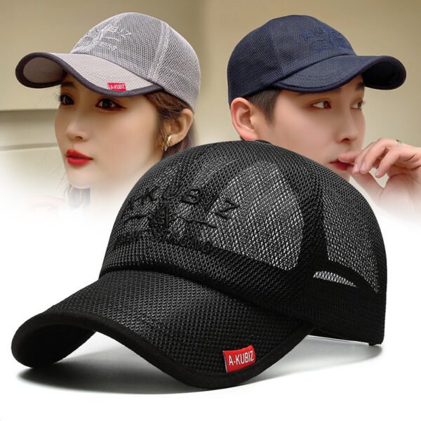 Men’s Summer Mesh Baseball Cap – Breathable, Adjustable Sun-Proof Dome Hat