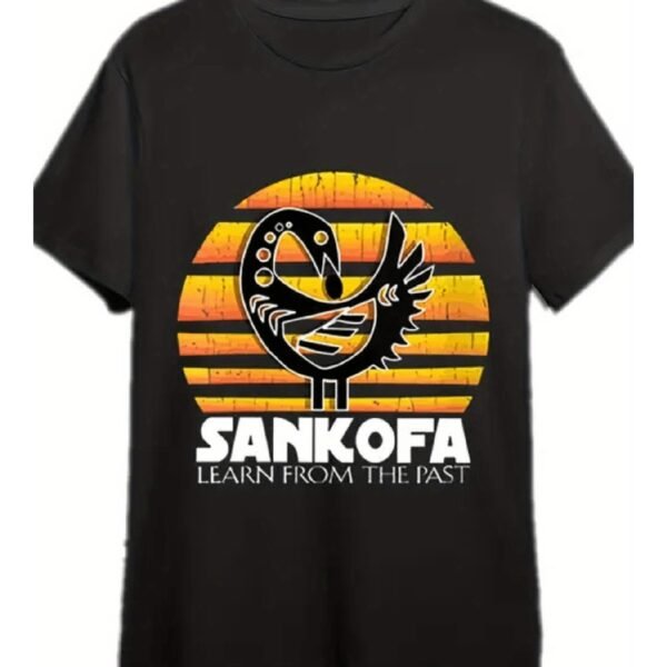 Explore The Trend Shop Online Sankofa Tshirt A Perfect Blend Of Vintage And Fashion