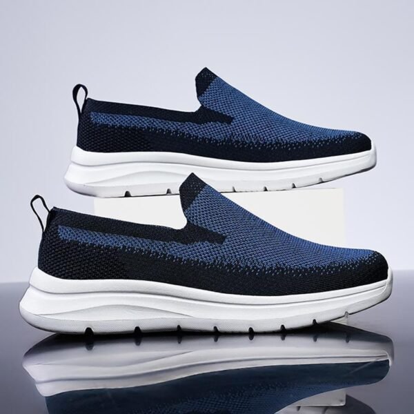 Plus Size Men's Breathable Mesh Casual Shoes – Soft Bottom & Lightweight Comfort
