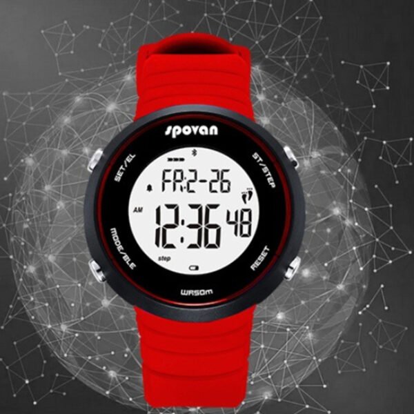 Smart Bluetooth Sports Watch with Stylish Step Counter