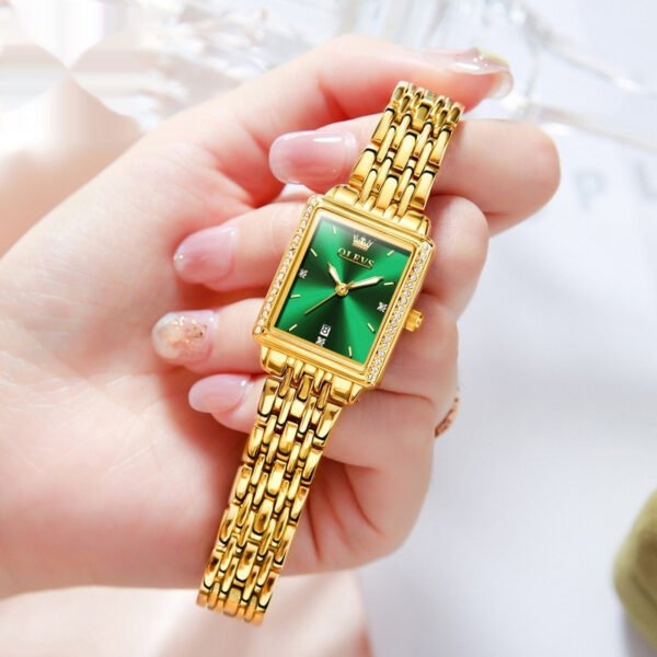 Women’s All-Match Simple Square Quartz Watch – Stylish & Waterproof