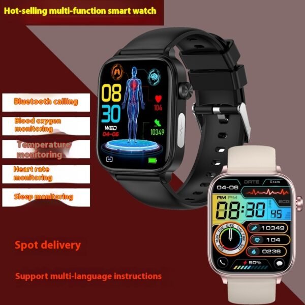 New ET570 Smart Watch – Bluetooth Calling with ECG & Blood Glucose Monitoring