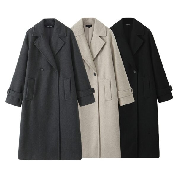 Fashion Simple Loose Soft Long-cut Coat – Street Hipster Style for Women